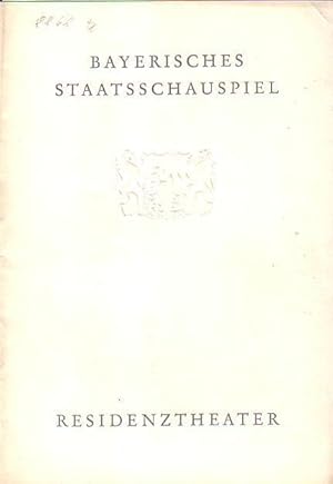 Der Lügner. Programmheft 4, 1961 / 1962. Komödie. Übersetzung: Lola Lorme. Musik: Mark Lothar. In...