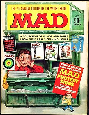 Seller image for THE 7TH ANNUAL EDITION OF THE WORST FROM MAD. A Collection of Humor and Satire From These Past Sickening Issues for sale by Alkahest Books