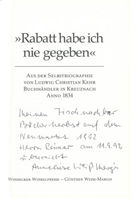 Seller image for Rabatt habe ich nie gegeben<. for sale by Antiquariat Frank Albrecht (VDA / ILAB)