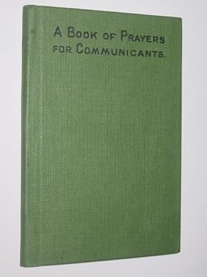 A Book of Prayers for Communicants