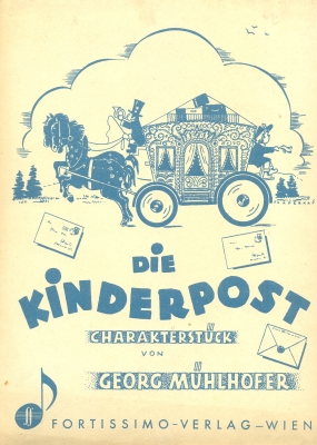 Bild des Verkufers fr Die Kinderpost. Charakterstck. zum Verkauf von Antiquariat Weinek