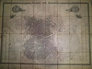 Plano de Madrid. Edición del año 1849.