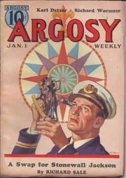 Image du vendeur pour ARGOSY Weekly: January, Jan. 1, 1938 mis en vente par Books from the Crypt