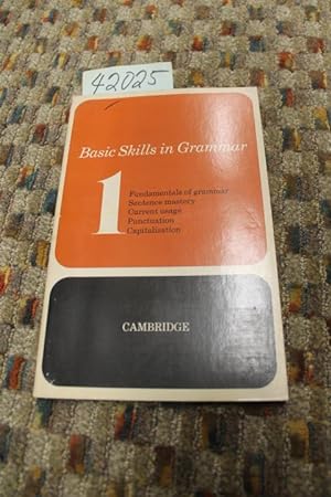 Bild des Verkufers fr Basic Skills In Grammar: Book 1 zum Verkauf von Princeton Antiques Bookshop