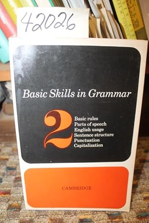 Bild des Verkufers fr Basic Skills In Grammar: Book 2 zum Verkauf von Princeton Antiques Bookshop