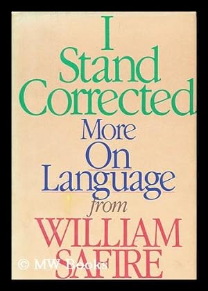 Image du vendeur pour I Stand Corrected : More on Language mis en vente par MW Books