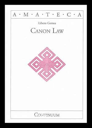 Immagine del venditore per Canon Law / Libero Gerosa venduto da MW Books Ltd.