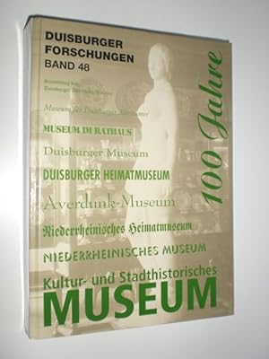 Bild des Verkufers fr 1902 - 2002 100 Jahr Kultur- und Sadthistorisches Museum Duisburg. Festschrift zum 100jhrigen Bestehen. zum Verkauf von Stefan Kpper