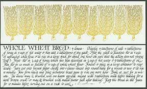 Seller image for Whole Wheat Bread from Thirty Recipes Suitable for Framing. for sale by Wittenborn Art Books