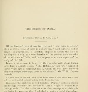 Seller image for The Birds Of India for sale by Legacy Books II