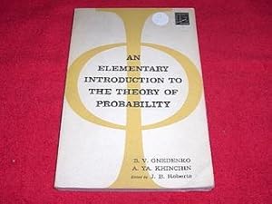 An Elementary Introduction to the Theory of Probability