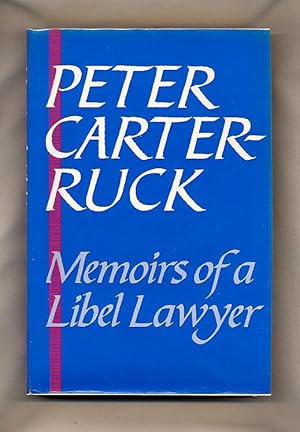 Image du vendeur pour Memoirs of a Libel Lawyer [Signed] mis en vente par Little Stour Books PBFA Member