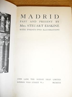 Image du vendeur pour Madrid mis en vente par Clement Burston Books
