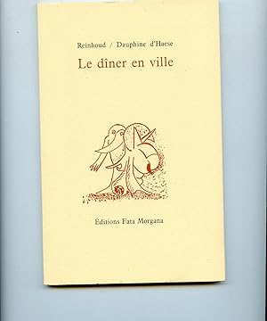 Seller image for LE DINER EN VILLE. Sept cent cinquante-deux titres de sculptures de Reinhoud mis en scne par Dauphine d'Haese. for sale by Librairie CLERC