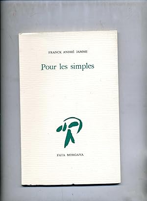 Immagine del venditore per POUR LES SIMPLES. Illustrations Olivier Debr venduto da Librairie CLERC