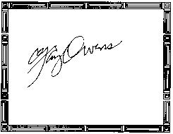 SIGNED BOOKPLATES/AUTOGRAPHS by actor/author GARY OWENS