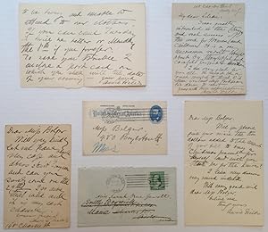 Archive of Five Autographed Letters Signed