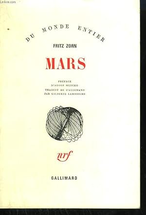 Bild des Verkufers fr MARS. zum Verkauf von Le-Livre