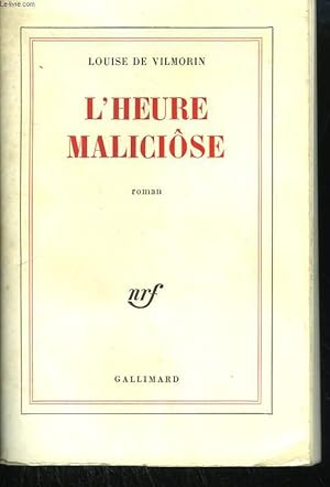 Image du vendeur pour L'HEURE MALICIOSE. mis en vente par Le-Livre