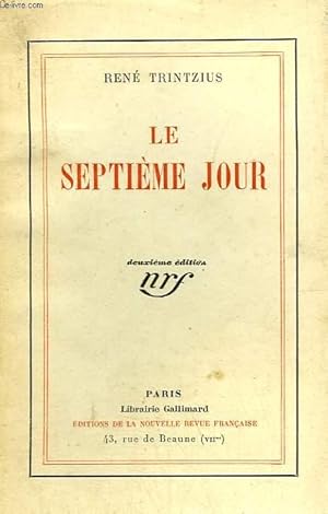 Seller image for LE SEPTIEME JOUR. for sale by Le-Livre
