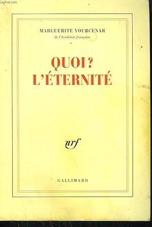 Immagine del venditore per LE LABYRINTHE DU MONDE TOME 3 : QUOI? L'ETERNITE. venduto da Le-Livre
