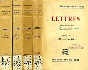 Imagen del vendedor de LETTRES, 4 TOMES a la venta por Le-Livre