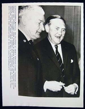 Imagen del vendedor de Photograph of Former Prime Minister John Gorton Fired as Defense Minister By P.M. William McMahon After Five days of Controversy Over His Memoirs a la venta por Certain Books, ABAA