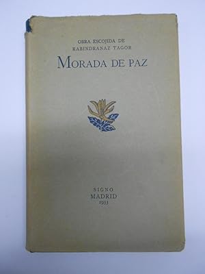 Seller image for MORADA DE PAZ (Santiniketan). for sale by Librera J. Cintas