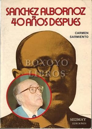 Imagen del vendedor de Snchez Albornoz 40 aos despues a la venta por Boxoyo Libros S.L.