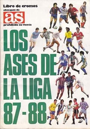 LOS ASES DE LA LIGA 87-88 - AS - Album Editorial As - Incompleto