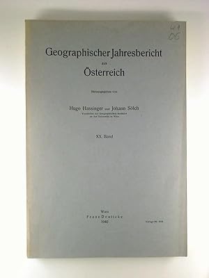 Geographischer Jahresbericht aus Österreich. - 20. Band.