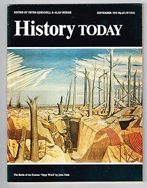 Seller image for History Today: September 1976 (Volume XXVI, Number 9) for sale by Ray Dertz