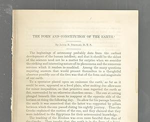 Seller image for The Form And Constitution Of The Earth for sale by Legacy Books II