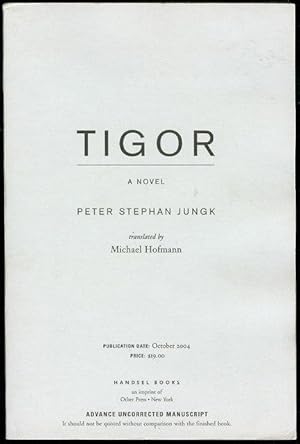 Image du vendeur pour Tigor mis en vente par Bookmarc's