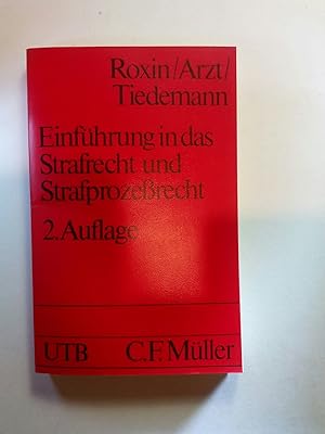 Imagen del vendedor de UTB ; 1279 Einfhrung in das Strafrecht und Strafprozessrecht a la venta por ANTIQUARIAT Franke BRUDDENBOOKS