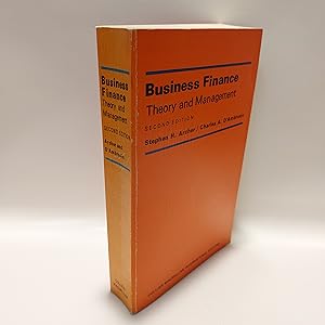 Seller image for BUSINESS FINANCE: THEORY AND MANAGEMENT. for sale by Cambridge Rare Books