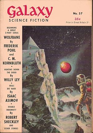 Seller image for Galaxy Science Fiction Magazine. Number 57. for sale by SAVERY BOOKS