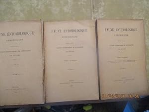 Bretagne - Faune Entomologique Armoricaine - 3 Volumes - T. I) 2° partie - Introduction & Général...