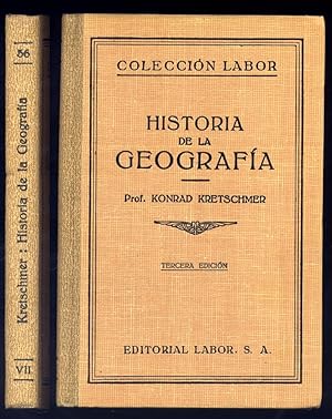 Imagen del vendedor de Historia de la Geografa. Traduccin del alemn por L. Martn Echevarra. a la venta por Hesperia Libros