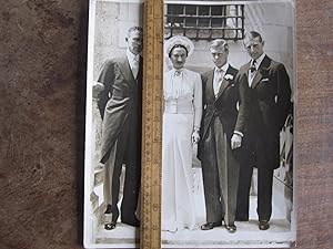 Original Wedding Photograph of the Duke of Windsor (formerly Edward VIII) and the Duchess of Wind...