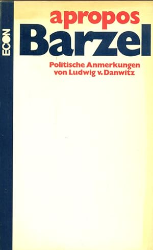 Seller image for apropos Barzel. Politische Anmerkungen. for sale by Online-Buchversand  Die Eule
