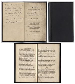 Immagine del venditore per SHEFFIELD. Songs written for and sung at the Anniversary of the REVOLUTION SICK SOCIETY during the last forty years. venduto da John  L. Capes (Books) Established 1969