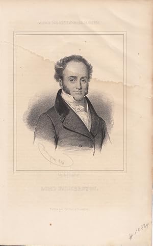 Seller image for Portrt. Brustbild. Original - Lithographie von M. Baugniet, 26 x 16 cm, 1840. for sale by Antiquariat Michael Eschmann