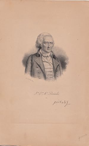 Image du vendeur pour Portrt. Brustbild, unten faksimilierte Unterschrift. Original - Lithographie von Delpech, 27 x 17 cm, ca. 1830. mis en vente par Antiquariat Michael Eschmann