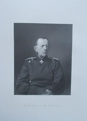 Bild des Verkufers fr Portrt. Brustbild in Uniform. Original - Stahlstich von W. Holl, 27,2 x 17,5 cm, 1870. zum Verkauf von Antiquariat Michael Eschmann