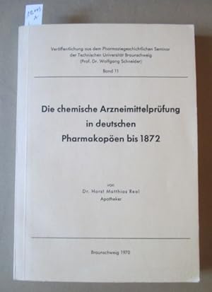 Die chemische Arzneimittelprüfung in deutschen Pharmakopöen bis 1872.