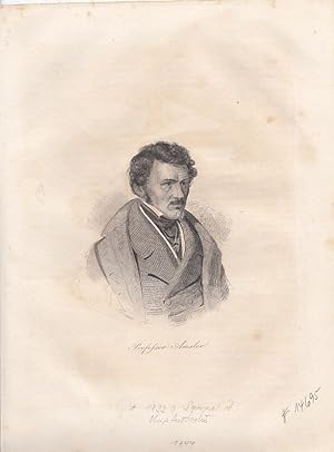 Immagine del venditore per Portr�t. Brustbild, halbrechts. Original - Stahlstich von A. Duncan, 11 x 9 cm, 1844. venduto da Antiquariat Michael Eschmann