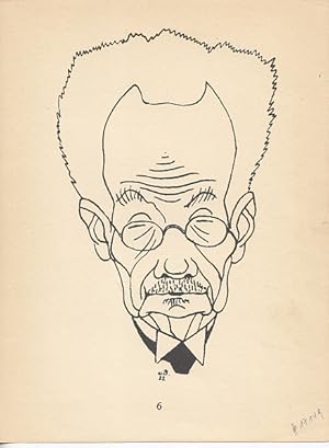 Seller image for Portrt. Karikatur. Lichtdruck nach einer Zeichnung von E. von Baeyer, Blattgre: 20 x 15 cm, 1932. for sale by Antiquariat Michael Eschmann