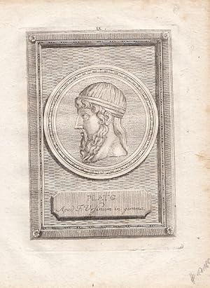 Seller image for Portrt. Original - Kupferstich von G. F. Riedel, 15 x 12 cm, 1801. for sale by Antiquariat Michael Eschmann