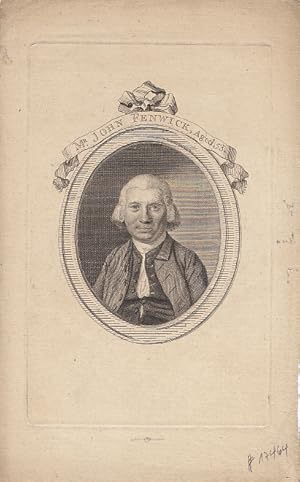 Seller image for Portrt. Brustbild im Alter von 53 Jahren. Original - Kupferstich (anonym), 18 x 11,5 cm, ca. 1750. for sale by Antiquariat Michael Eschmann